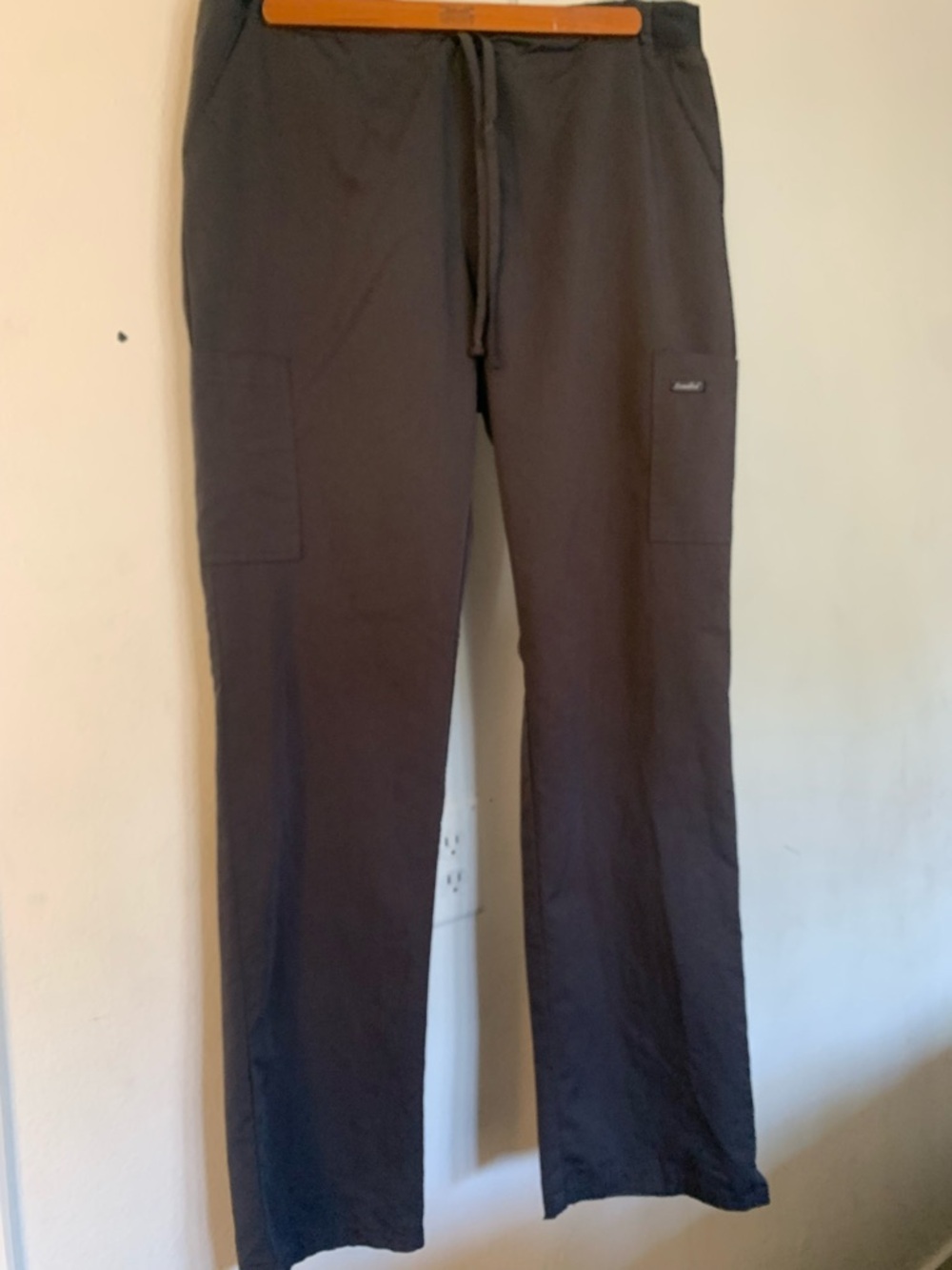 Women's Gray Drawstring Cargo Sweatpants